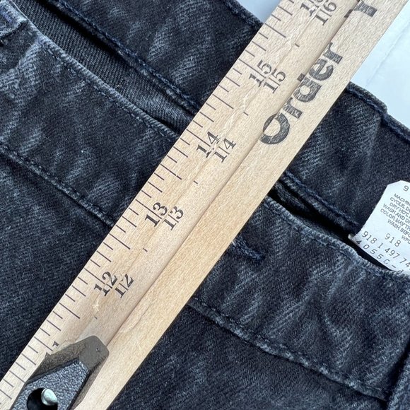 VTG 90s Levi's Jeans Men's 39 x 30* 550 Relaxed Straight Black Denim Orange Tab - Picture 15 of 16